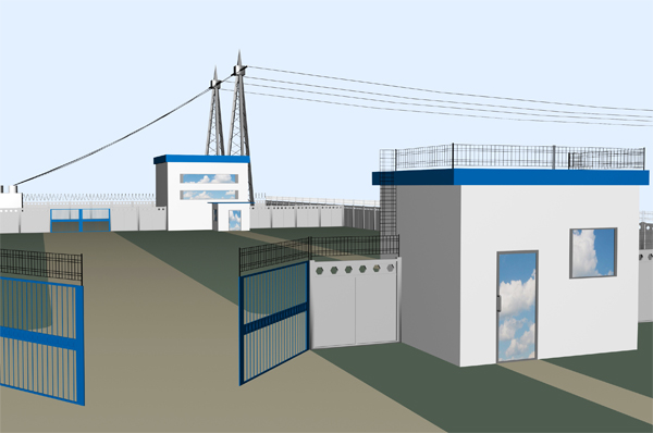 Варианты установки средства обнаружения Газон-3 Варианты установки средства обнаружения Газон-3