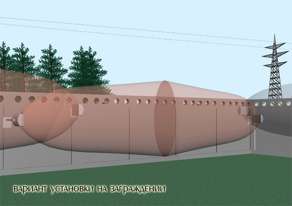 Варианты установки средства обнаружения РЛД Редут/1-300 Варианты установки средства обнаружения РЛД Редут/1-300
